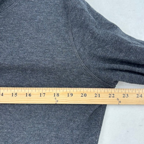 Lululemon In A Cinch Reversible Pullover Sweatshirt Cowl Turtleneck Gray Size 12 - Picture 13 of 14